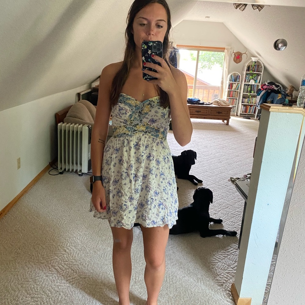 Kimchi blue strapless minidress